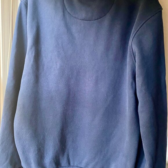 Men Lacoste Navy Crew Neck Cotton Sweater - Size Large - Picture 5 of 8